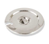 Thumbnail image #1 for Crestware 4 Qt Round Notched Stainless Steel Inset Pan Cover with Recessed Handle