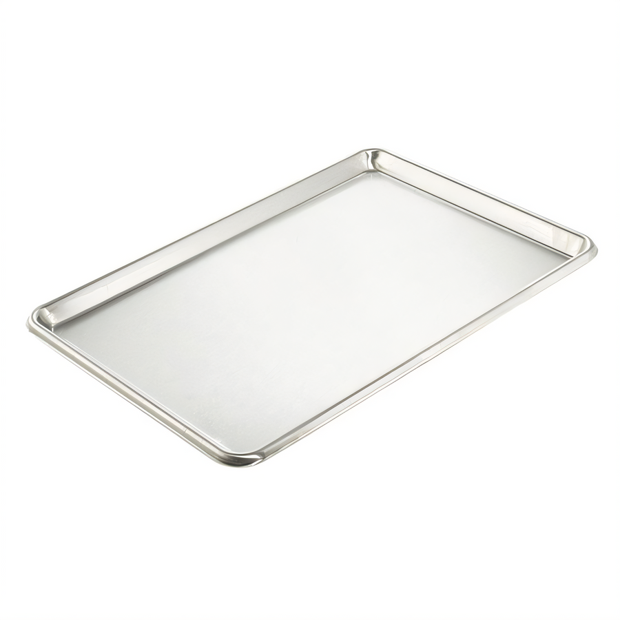 Product image #1 for Winco 2/3 Size Open Bead Sheet Pan, 22 x 16 Inch, 20 Gauge Stainless Steel
