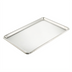 Thumbnail image #1 for Winco 2/3 Size Open Bead Sheet Pan, 22 x 16 Inch, 20 Gauge Stainless Steel