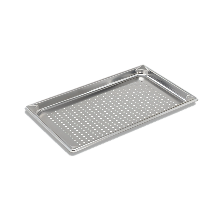 Product image #1 for Vollrath Super Pan V Full-Size Perforated Hotel Pan, 1-1/4 Inch Deep, 22-Gauge 300 Series Stainless Steel