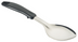 Thumbnail image #1 for 11-Inch Solid Stainless Steel Basting Spoon with Stop Hook and Black Polypropylene Handle