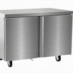 Thumbnail image #1 for Delfield 4548NP 48-Inch Two-Section Worktop Freezer with 2 Doors, 14.02 Cu. Ft., 0°F to 5°F, Stainless Steel, R290, 115V