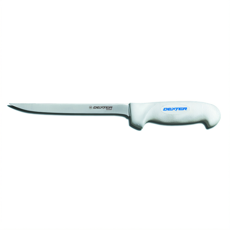 Product image #1 for Dexter Russell SofGrip 8-Inch Narrow Flexible Fillet Knife with White Soft Rubber Grip Handle