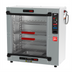 Thumbnail image #1 for Metro HotBlox Xpress S8 Countertop Quick-Pick Reach-In Hot Food Holding Cabinet, Touchscreen, 4 Shelves, Clear Flip Doors, 120V