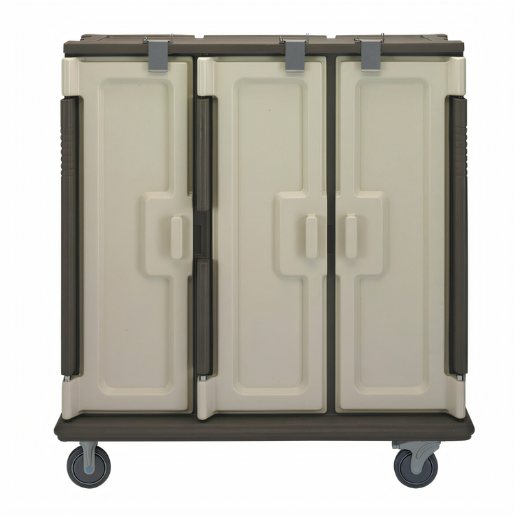 Product image #1 for Cambro Tall Profile Insulated 3-Compartment Meal Delivery Cart, 60-Tray Capacity