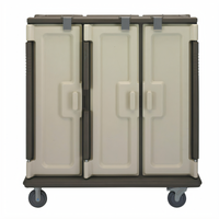 Cambro Tall Profile Insulated 3-Compartment Meal Delivery Cart, 60-Tray Capacity