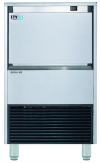 ITV SPIKA NG 160 Self-Contained Full/Half Dice Ice Maker with 44.1 lb Bin Storage, 159 lb/Day