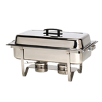 Thumbnail image #1 for American Metalcraft Ensemble CDWP66 Rectangular Stainless Steel 8-Quart Chafer Water Pan for Ensemble Series Case of 6