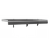 Thumbnail image #1 for Eagle Snap-n-Slide Wall-Mounted Stainless Steel Shelf, 72 in. W x 12 in. D, Rolled Front Edge