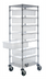 Thumbnail image #1 for Quantum Mobile Bin Cart with 7 Clear Bins, Casters, and 2 Wire Shelves