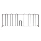 Thumbnail image #1 for Metro Super Erecta DD24K4 Shelf Divider, 8"H x 24"D, Snap-In, Gray Epoxy-Coated Polymer