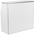Thumbnail image #1 for Flash Furniture 4' White Laminate Foldable Portable Bar with Removable Aluminum Top