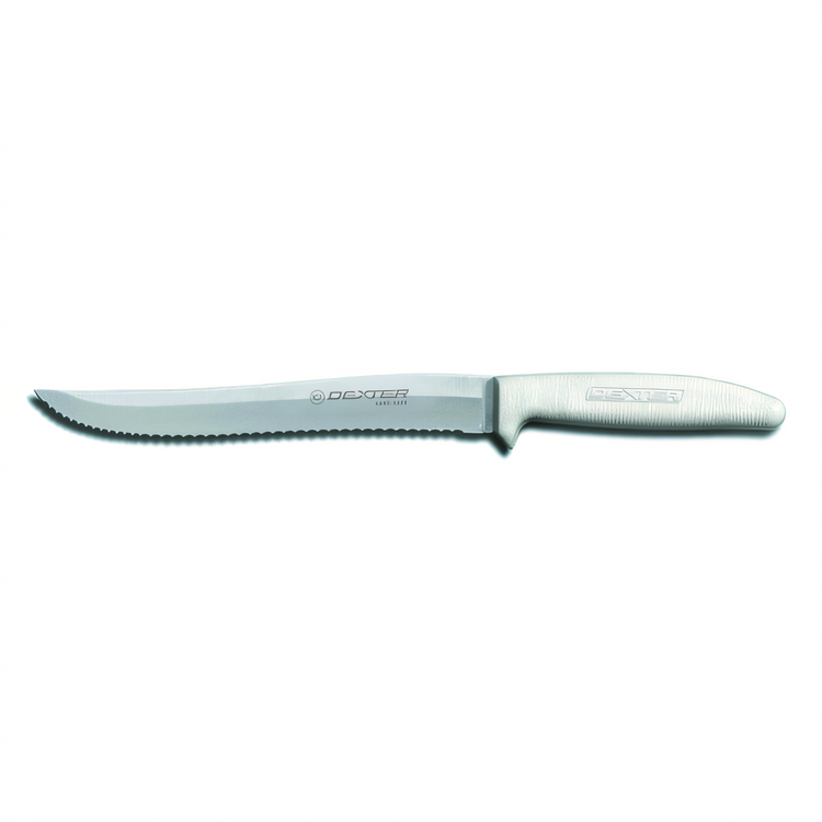Product image #1 for Dexter Russell Sani-Safe 8-Inch Stamped Scalloped Edge Utility Slicer Knife
