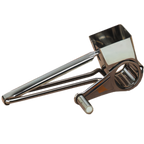 Thumbnail image #1 for American Metalcraft SCG8 Stainless Steel Manual Hand-Crank Cheese Grater, Dishwasher Safe, 8-5/8 x 3-5/8 x 2-7/8 Inches Case of 24
