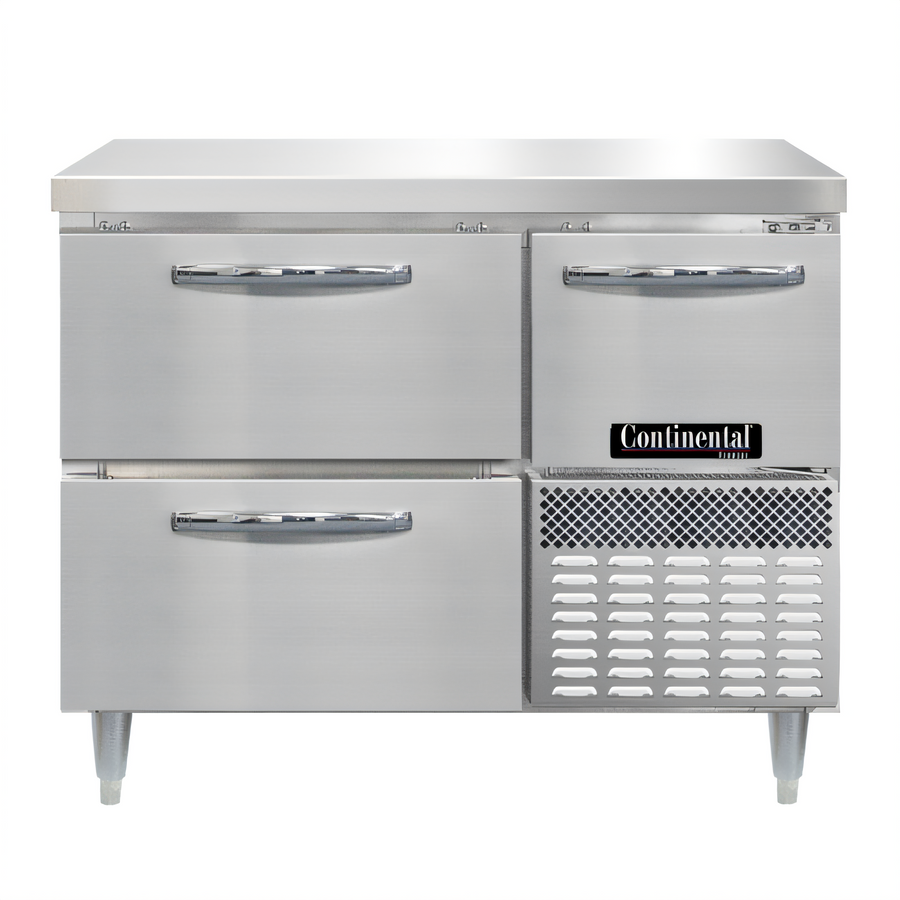 Product image #1 for Continental Refrigerator Designer Line 43" Two-Drawer One-Door Freezer Base Worktop Unit