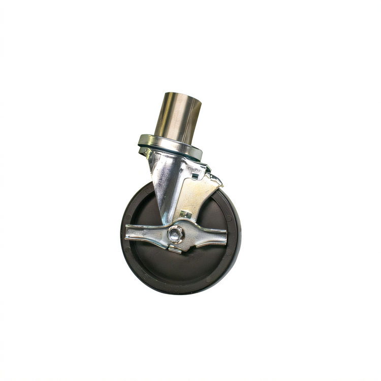 Product image #1 for BK Resources 6-Piece 5-Inch Caster Set with Adapters for Chef Tables and Steam Tables