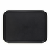 Thumbnail image #1 for Cambro Camwear 14 x 18 Inch Rectangular Non-Skid Cafeteria Tray, Black Polycarbonate