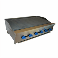 Comstock-Castle 42-Inch Countertop Gas Char-Broiler with Lava Rock