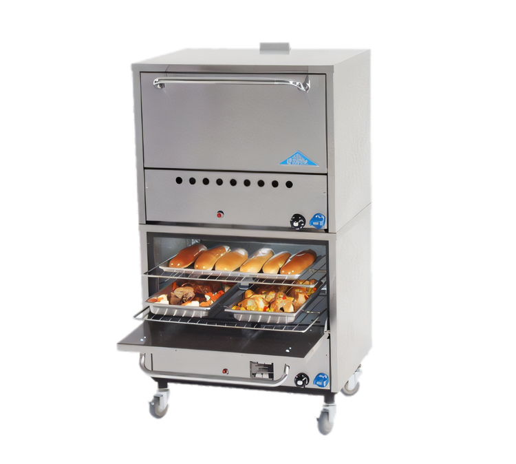 Product image #1 for Comstock-Castle Double-Stack Gas Deck Bake Oven, 31-Inch Frame