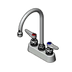 Thumbnail image #1 for T&S Brass B-1140 3-1/2-Inch Deck Mount Manual Workboard Faucet with 5-3/4-Inch Swivel Gooseneck