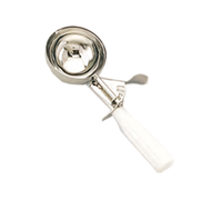 American Metalcraft #6 Thumb Disher with White Handle