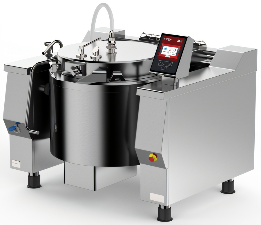 Product image #1 for Cucimix UCBTE082ACV1 Electric Tilting Skillet Pressure Braising Pan, 82 Gallon