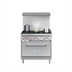 Thumbnail image #1 for KoolMore 36-Inch 6 Burner Liquid Propane Commercial Gas Range With Standard Oven, Stainless Steel