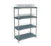 Thumbnail image #1 for MetroMax i All-Polymer 4-Tier Stationary Drying Rack Unit with Tray and Pan Racks, 48W x 24D