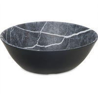 Ridge 22 oz Freeform Melamine Bowl, Soapstone