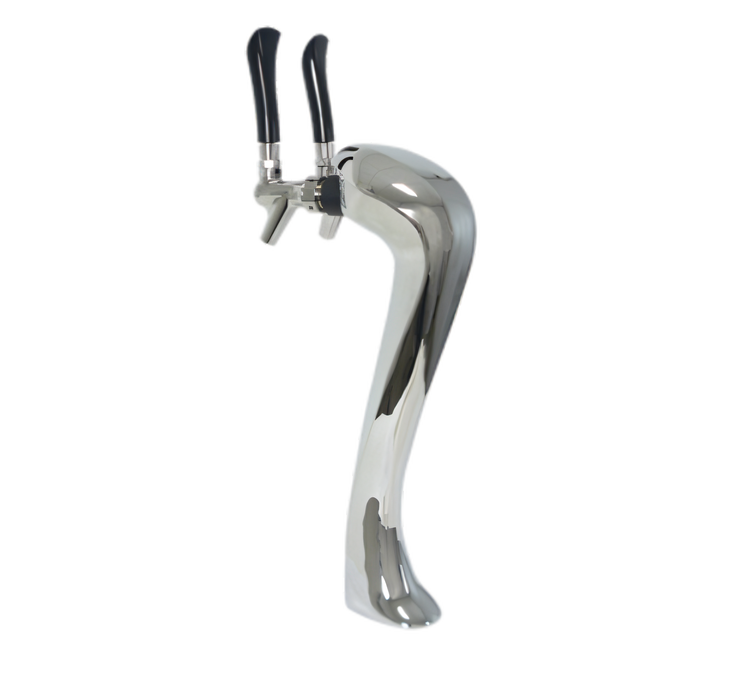 Product image #1 for Perlick 4045-2B Countertop Glycol-Cooled 2-Faucet Draft Beer Tower