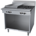 Thumbnail image #1 for Garland Cuisine Series Heavy Duty 36-Inch Gas Range with 2 Open Burners and 18-Inch Griddle, Natural Gas, Storage Base