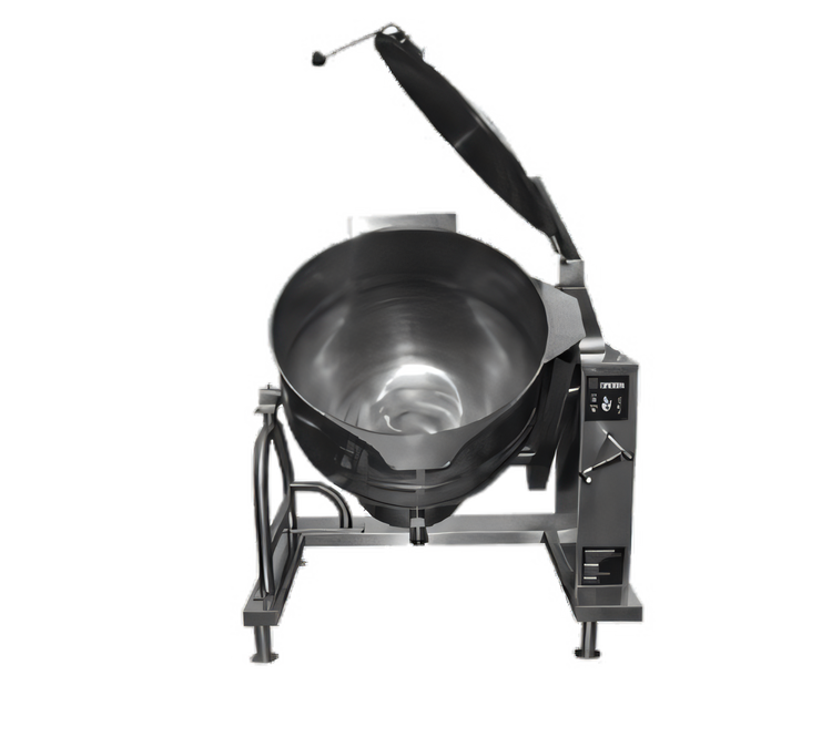 Product image #1 for Groen DH-80A 80-Gallon Gas Floor Model Tilting Steam Jacketed Kettle with Crank Tilt and Advanced Controls