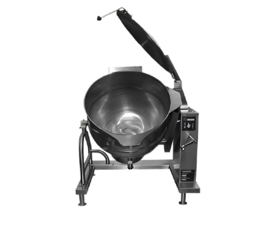 Product image #1 for Groen DH-80A 80-Gallon Gas Floor Model Tilting Steam Jacketed Kettle with Crank Tilt and Advanced Controls