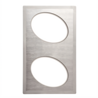 Vollrath Miramar Template Adapter Plate for (2) Small Oval Decorative Pans