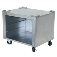 All Stainless Steel Open Cabinet Oven Stand for Counter Models
