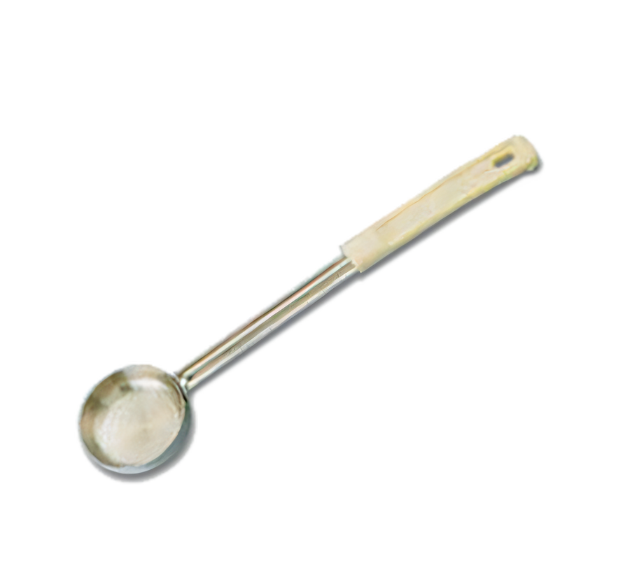 Product image #1 for American Metalcraft 3 oz Solid Stainless Steel Portion Control Serving Spoon with 10-3/4 Inch Beige Bakelite Handle