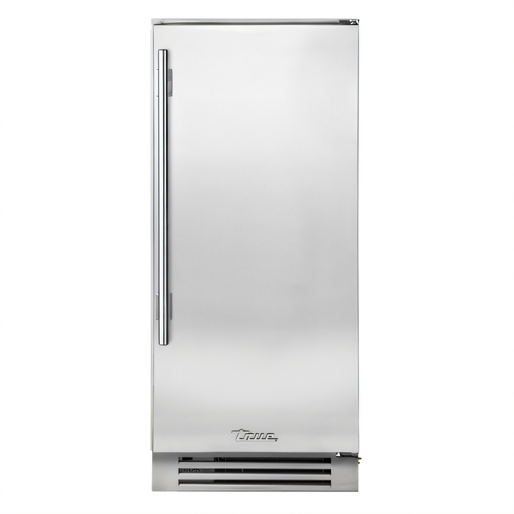 Product image #1 for True Residential 15-Inch Undercounter Clear Ice Machine with Bin, Right-Hinged Stainless Solid Door