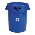 Thumbnail image #1 for Rubbermaid Commercial Products BRUTE FG263273BLUE 32 Gallon Blue Open-Top Plastic Recycling Container Case of 6