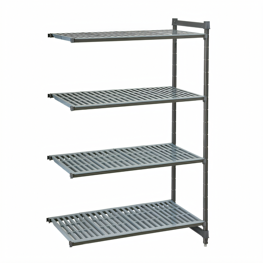 Product image #1 for Cambro CBA184272V4580 Camshelving® Basics Plus Stainless Steel Shelving