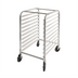 Thumbnail image #1 for CAC China 10-Tier Aluminum End-Loading Sheet Pan Rack Set with 5-Inch Swivel Casters