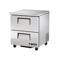 True 27-Inch Undercounter Two-Drawer Freezer, -10°F, Self-Contained R290