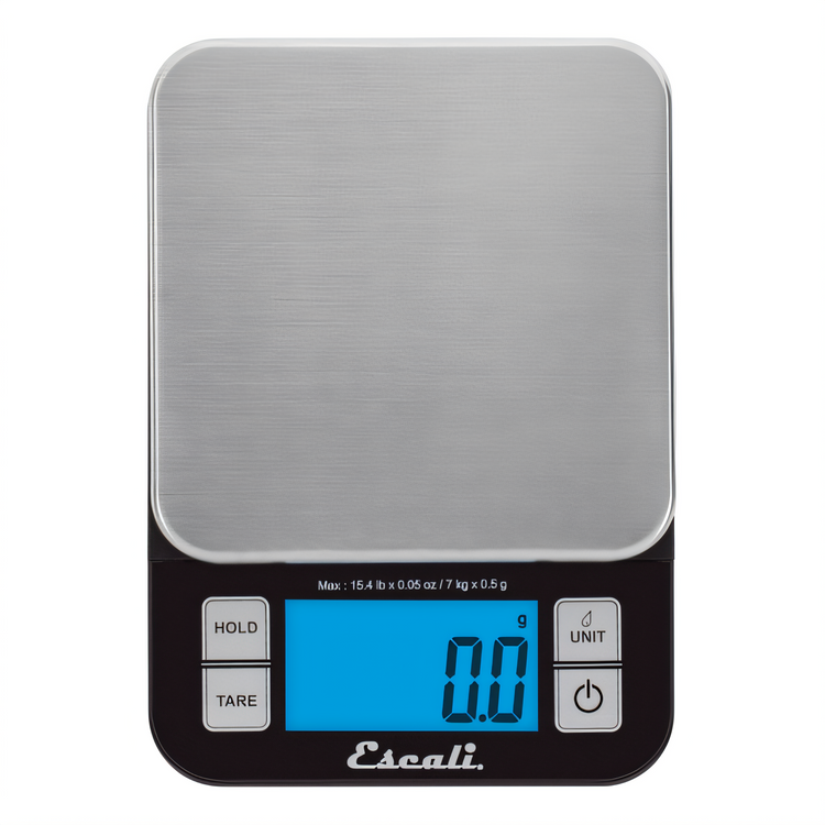 Product image #1 for Escali Nutro High Sensitivity Black Digital Portion Control Food Scale, 15 lb Capacity