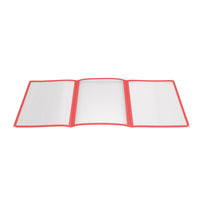 Winco PMCT-9R Menu Covers Case of 50
