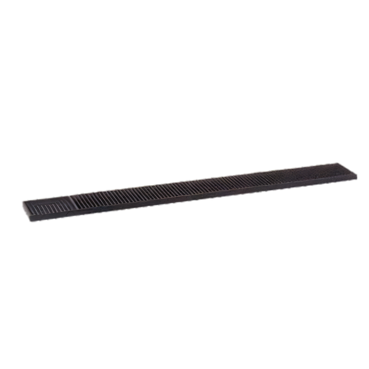 Product image #1 for Vollrath Rail-Mate Black Flexible Thermoplastic Rubber Glass Rail Mat
