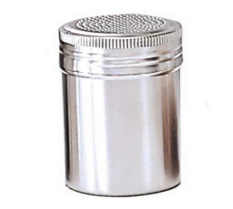 Product image #1 for Stainless Steel Perforated Flour Dredge, No Handle, 10-11 oz