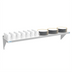 Thumbnail image #1 for KoolMore 60-Inch x 12-Inch 18-Gauge Stainless Steel Heavy-Duty Wall Shelf with 1.5-Inch Backsplash