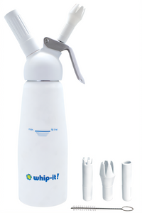Whip-It! Armor 1/2 Liter White Dispenser