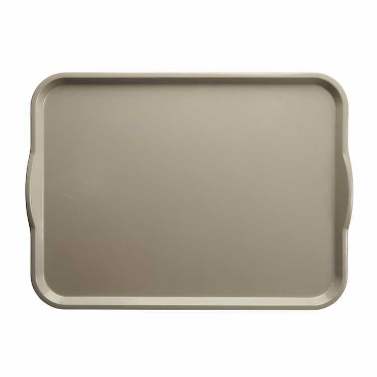 Product image #1 for Cambro Camtray® Rectangular Cafeteria Tray with Handles, 15 x 20 Inches, Reinforced Fiberglass, Pearl Gray