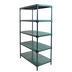 Thumbnail image #1 for Eagle QuadPLUS 5-Tier Mobile Starter Wire Shelving Unit with 5