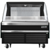 Thumbnail image #1 for Everest Refrigeration 48-Inch Horizontal Open Display Merchandiser, Self-Contained Bottom Mount, Black